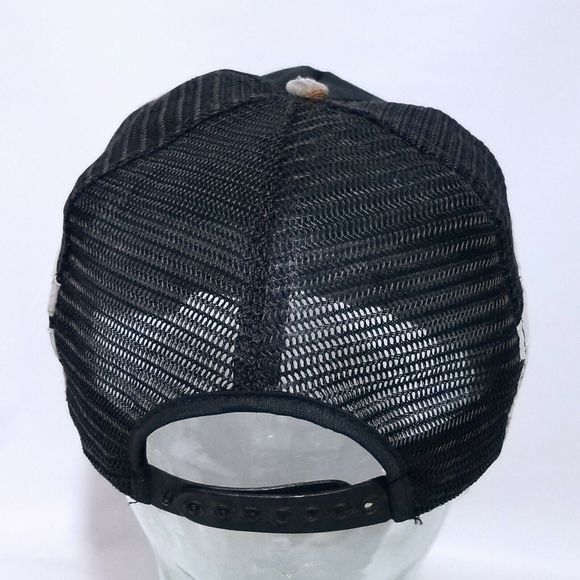 Vintage 3 STRIPE JACK DANIELS Trucker Made In USA SnapBack Hat OLD NO 7 MESH Cap - Picture 6 of 10